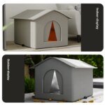 Stray Cat dog House Waterproof Outdoor Winter Warm Pet Cave Sleeping Beds Home Foldable Washable for Small Dog Puppy Supplies - Image 5