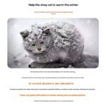 Stray Cat dog House Waterproof Outdoor Winter Warm Pet Cave Sleeping Beds Home Foldable Washable for Small Dog Puppy Supplies - Image 2