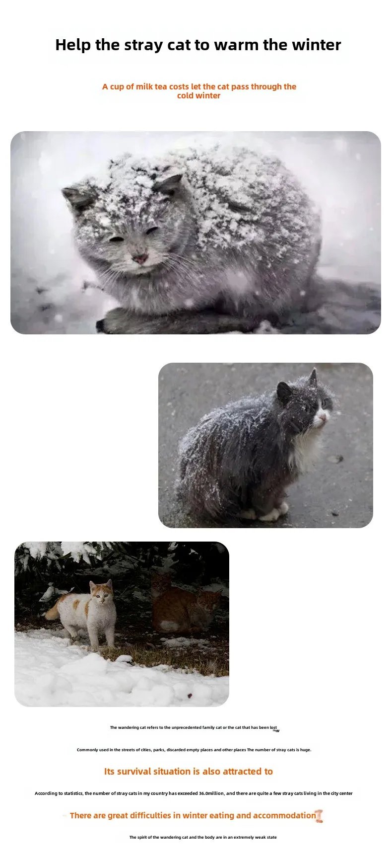 Stray Cat dog House Waterproof Outdoor Winter Warm Pet Cave Sleeping Beds Home Foldable Washable for Small Dog Puppy Supplies