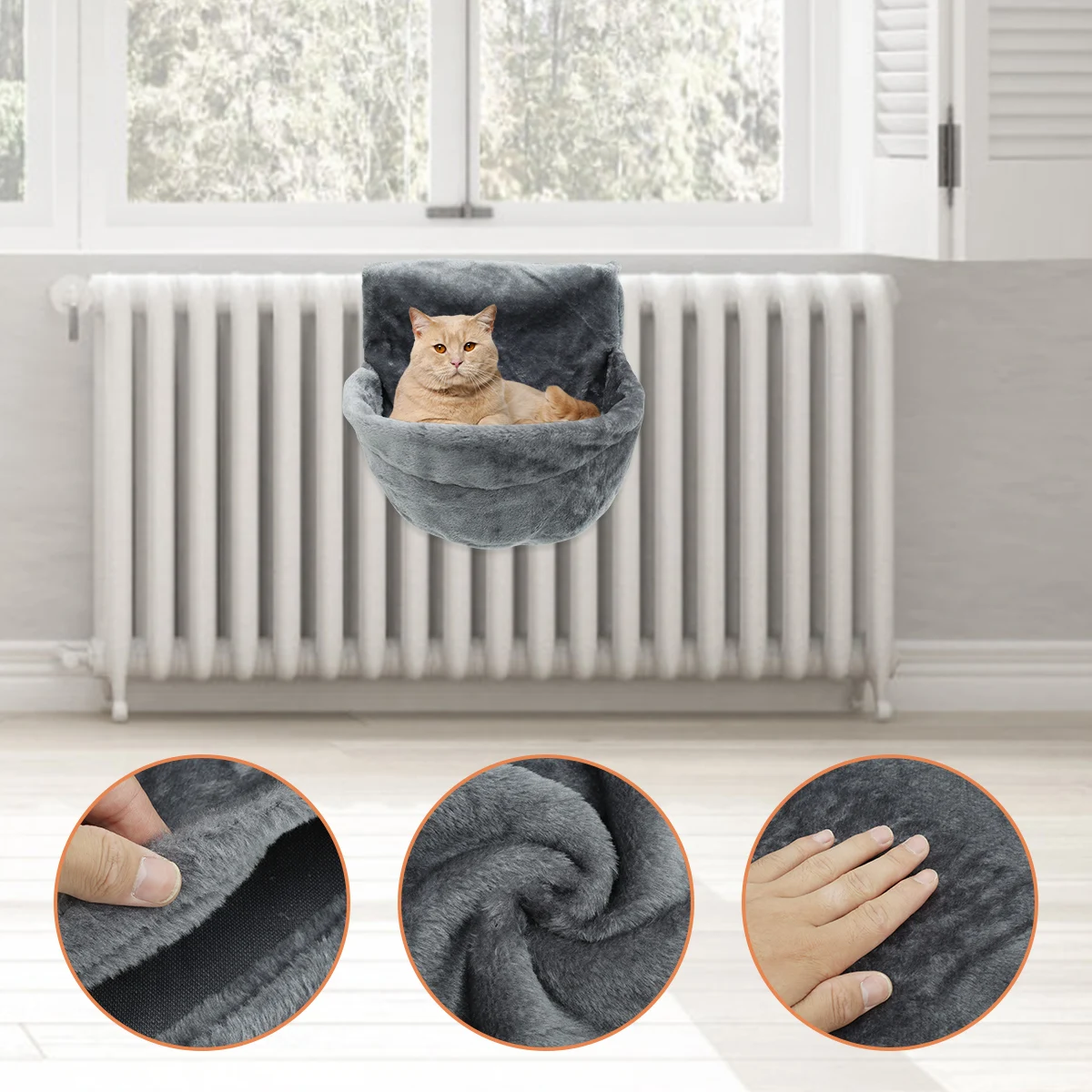 Hanging Cat Bed Removable Cat Hammock Pet Luxury Radiator Beds Nest With Strong Durable Warm Basket Cat Accessories Pet Supplie Hanging Cat Bed Removable Cat Hammock Pet Luxury Radiator Beds Nest With Strong Durable Warm Basket Cat Accessories Pet Supplie