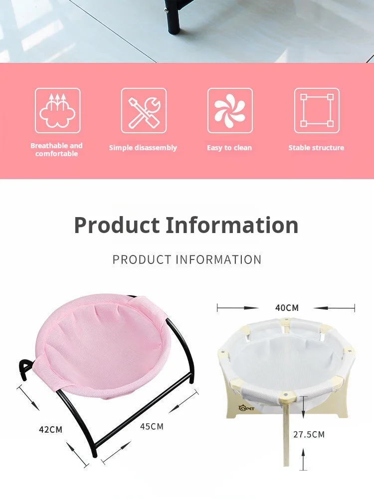 Cat Bed Pet Hammock Bed Cat Sleeping Bed Breathable Cooling Cot Sofa Pet Hammock Bed Cat Bed Pet Hammock Bed Cat Sleeping Bed Breathable Cooling Cot Sofa Pet Hammock Bed