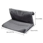 Cat Radiator Bed Hanging Cat Cradle Hammock Small Pet Animal Hanging  Bed with Metal Frame Luxury Warm Fleece Basket for Cats - Image 3