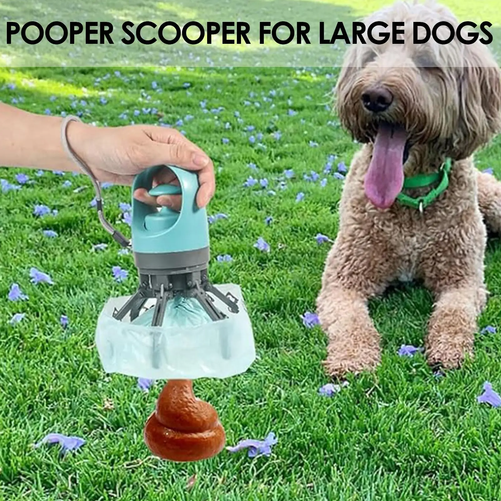 Portable Pet Dog Kitten Waste Picker Sanitary Dog Waste Picker Upper Pooper Scoopers Effective and Simple Dog Waste Cleaning