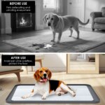 Dog Toilet Silicone Pee Pad Holder Foldable Leak Proof Foldable Puppy Potty Training Pad for Floor Protection Pet Supplies - Image 4