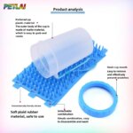 Dog paw cleaner foot rotate deep wash cup housebreak Cat paw cleaning cup cleaning dirty mud automatic pet foot paw washing cup - Image 4