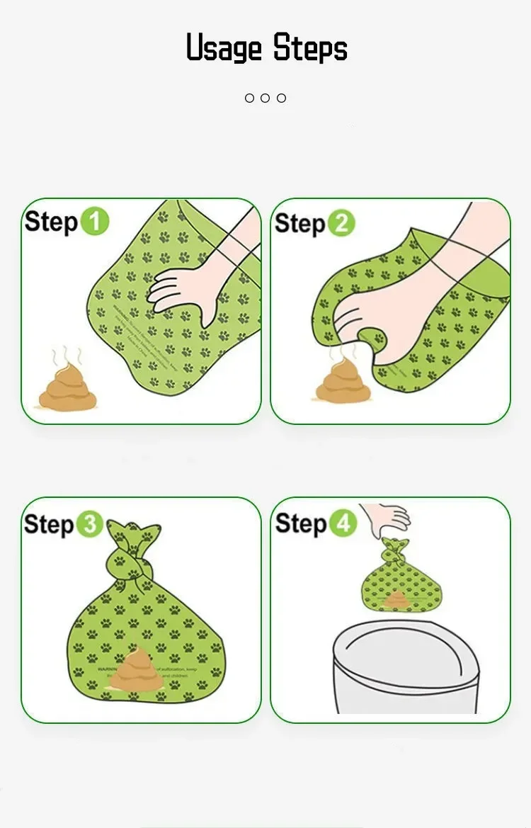 Dog Poop Bag Biodegradable Pet Garbage Bag Dog Poop Bags Dog Poop Bag Dispenser Dog Cleaning Supplies Dog Products for Dogs Gift