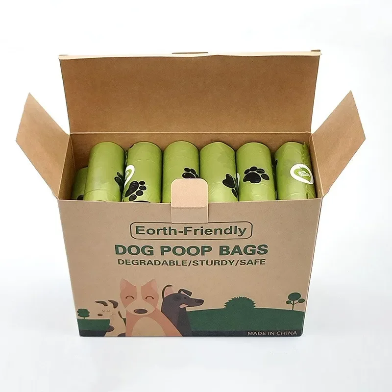 Dog Poop Bag Biodegradable Pet Garbage Bag Dog Poop Bags Dog Poop Bag Dispenser Dog Cleaning Supplies Dog Products for Dogs Gift