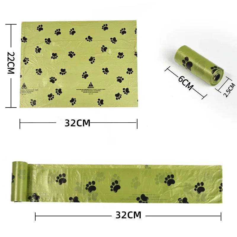 Dog Poop Bag Biodegradable Pet Garbage Bag Dog Poop Bags Dog Poop Bag Dispenser Dog Cleaning Supplies Dog Products for Dogs Gift