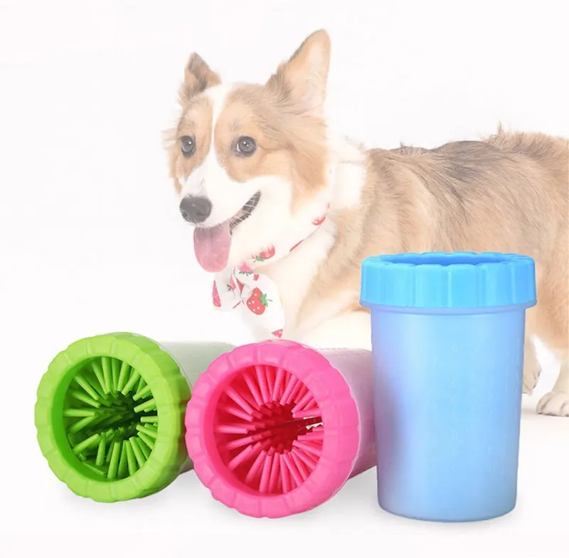 Pet Dog Foot Wash Artifact Cat Puppy Foot Cup Wash Paw Cleaning Free Scrub Automatic Foot Wash Pet Cup Pet Dog Products