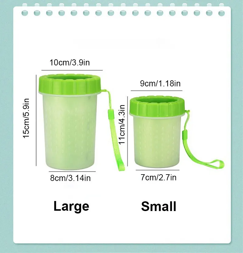 Pet Dog Foot Wash Artifact Cat Puppy Foot Cup Wash Paw Cleaning Free Scrub Automatic Foot Wash Pet Cup Pet Dog Products