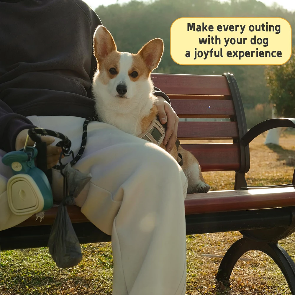 Dog Pet Travel Foldable Pooper Scooper Portable and Handheld Size Pet potty Fecal Collector Cleaning Tool With 1 Roll Trash bags