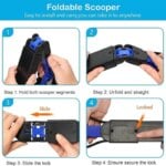 Dog Poop Grabber Pooper Scooper Long Handle Large Folding Design Fecal Shovel Picker Fecal Collector Cleaning Tool Pet Suppl Dog - Image 5