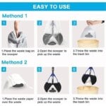 Dog Poop Grabber Pooper Scooper Long Handle Large Folding Design Fecal Shovel Picker Fecal Collector Cleaning Tool Pet Suppl Dog - Image 4