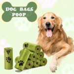 Eco-Friendly Pet Waste Bags - Biodegradable, Scented, Leakproof, for Dogs & Cats, Poop Bag Dispenser Included - Image 2