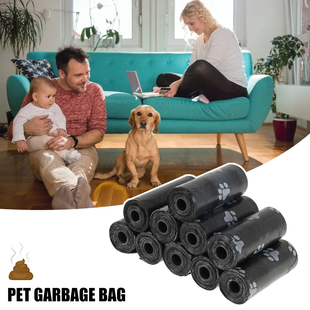 2/40Rolls Pet Dog Poop Bags Dispenser Collector Garbage Bag Puppy Cat Pooper Scooper Bag Small Rolls Outdoor Clean Pets Supplies 2/40Rolls Pet Dog Poop Bags Dispenser Collector Garbage Bag Puppy Cat Pooper Scooper Bag Small Rolls Outdoor Clean Pets Supplies