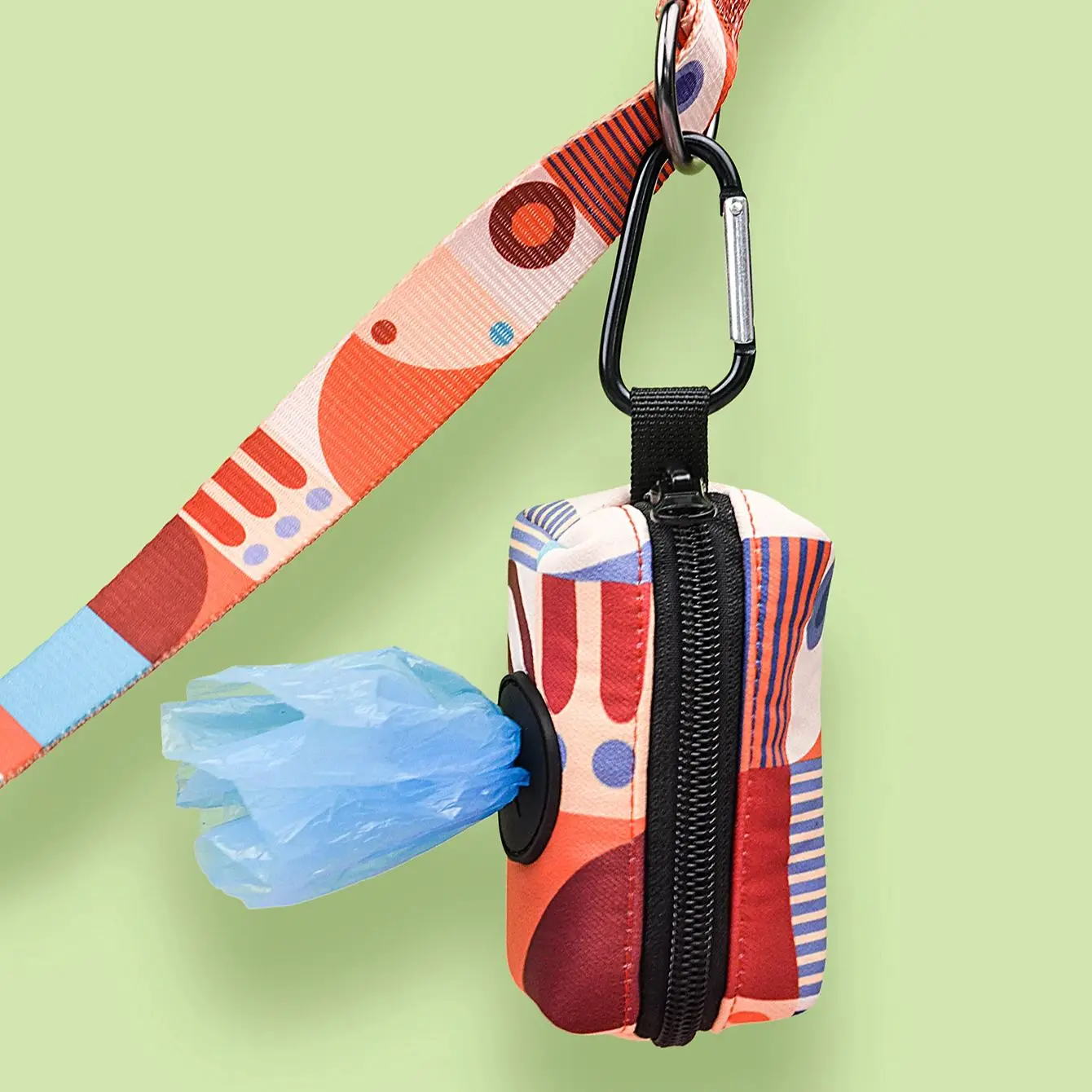 47232-w80edx.jpg Abstract Fantasy Print Pet Poop Bag Holder Dispenser Without Leash And Poop Bag Can Attached Any Dog Leads - Image 1