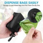 Pet Dog Poop Bag Holder Leash Attachment Adjustable Mini Travel Garbage Bag Dogs Waste Poop Bags Dispenser Pet Cleaning Tools - Image 2