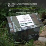 All Seasons Outdoor Rainproof Stray Cat Nest, Winter-Warm Closed House, Cold-Proof Cat House - Image 2