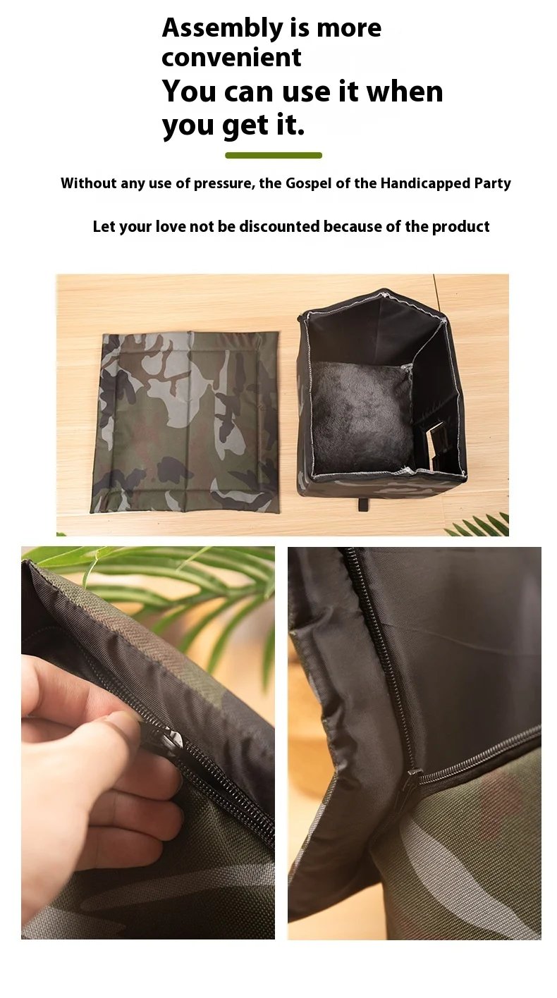 All Seasons Outdoor Rainproof Stray Cat Nest, Winter-Warm Closed House, Cold-Proof Cat House