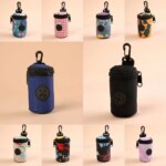 Hangable Dog Poop Bag Dispenser Zipper Dogs Walking Accessory Waste Bag Holder Portable Cute Garbage Bags Organizer Pet Supplies - Image 3