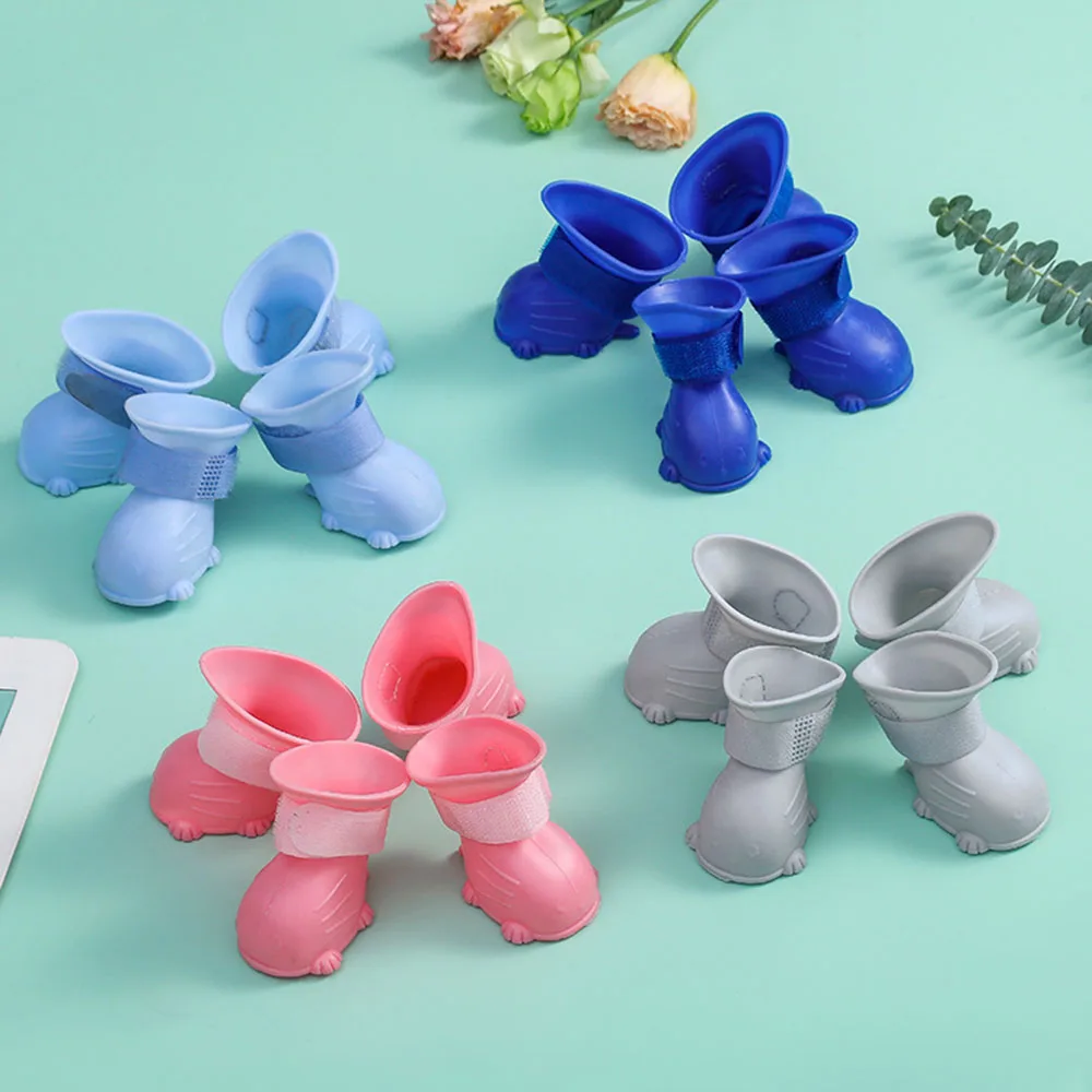 Brand New Pet Rainshoe Waterproof Anti-slip Rubber Boots For Small Medium Large Dogs Cats Outdoor Shoe Dog Boots Pet Accessories Brand New Pet Rainshoe Waterproof Anti-slip Rubber Boots For Small Medium Large Dogs Cats Outdoor Shoe Dog Boots Pet Accessories