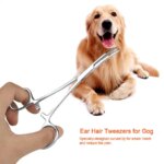 Pet Cat Dog Hemostasis & Hair Removal Tweezers Ear Cleaning Clamp Needle  For Pet Hair Cleaning Ear Hair Tweezer Hand Tool