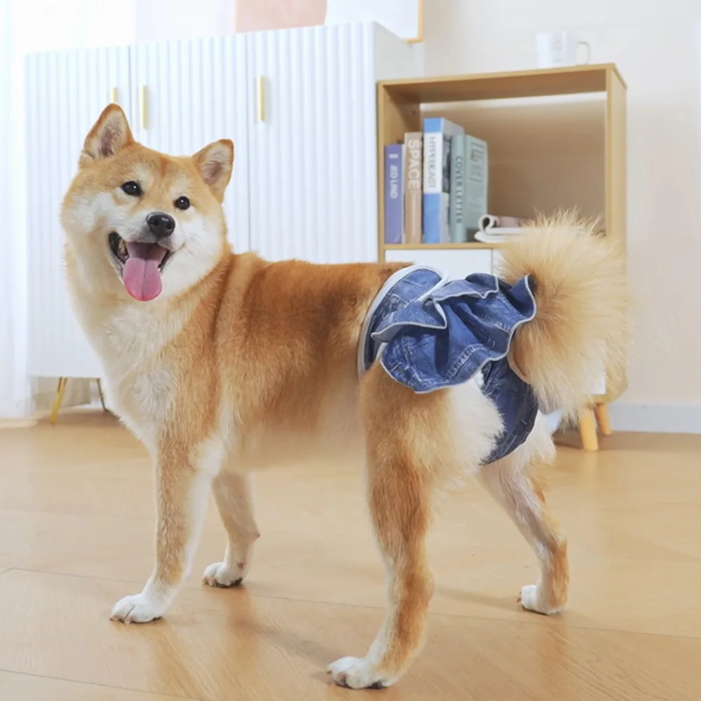 Reusable Female Dog Diapers Washable Premium Doggie Diaper for Girls Dogs Highly Absorbent Dog Shorts for Pet Heat Incontinence Reusable Female Dog Diapers Washable Premium Doggie Diaper for Girls Dogs Highly Absorbent Dog Shorts for Pet Heat Incontinence