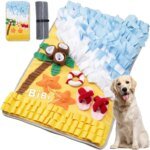 New Pet Sniffing Mat Dog Training Hidden Food Blanket Antiboredom Anti-Choking Sniffing Mat Slow Food Mat Pet Supplies Dog Toys
