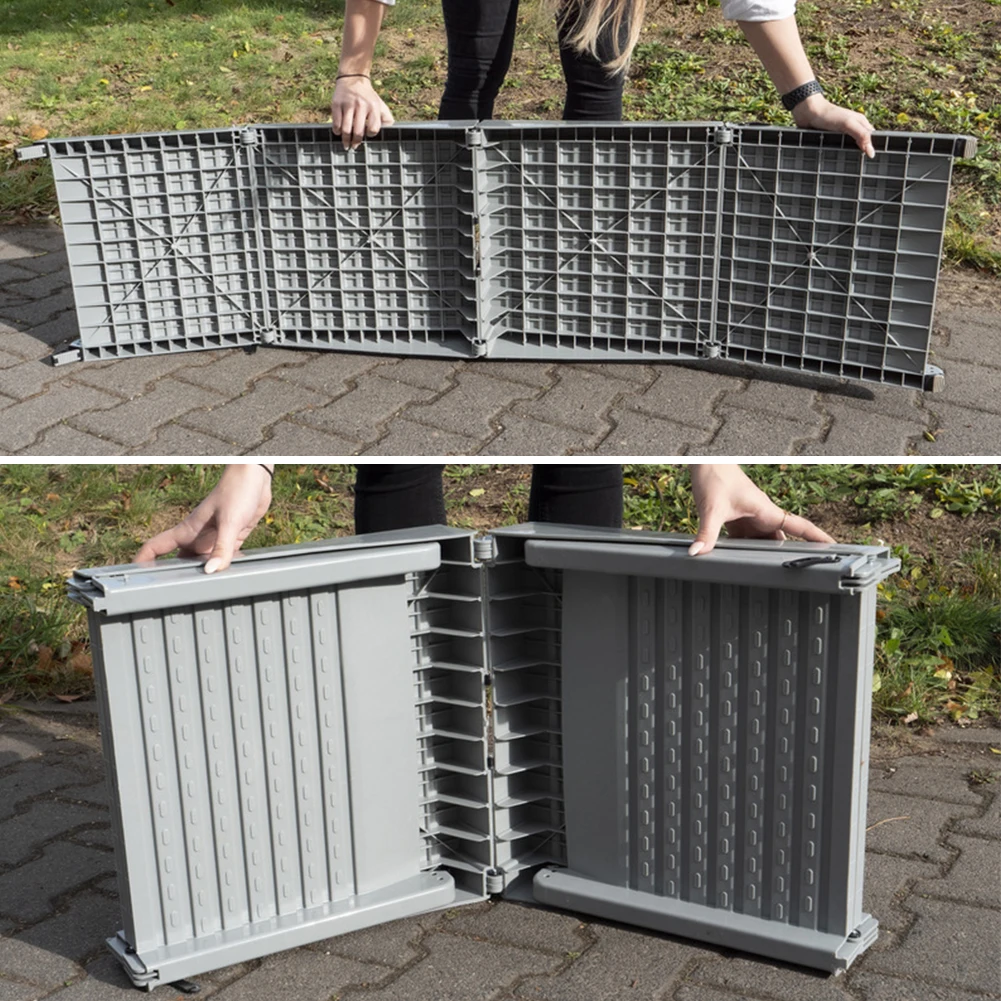 Folding Portable Dog Ramp Foldable Car Ramp for Dogs Non-Slip Rug Surface Pet Ramp Stairs for Medium & Large Dogs Get Into A Car