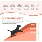 Folding Dog Ramp for Car Truck SUVs 62 Inches Pet Ramp for Large Dogs Non Slip with Raised Siderails - Image 5