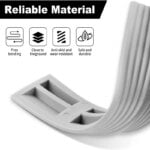 Anti-Slip Threshold Door Step Ramp Kit for inteligent Robot Vacuum Cleaner Lightweight TPE Ramp for Wheelchairs - Image 4