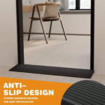 1PC 0.9mx5cm Multi-Purpose Ramp Mat Door Threshold Ramp- Self-Adhesive, Durable, Non-Slip, Suitable for Robotic Vacuums - Image 4