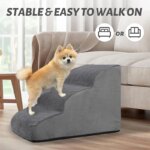 New Detachable And Washable Kennel Memory Foam Dog Sofa Stairs Pet 3/4 Steps Stairs For Small Dog Cat Ramp Ladder Pet Stairs