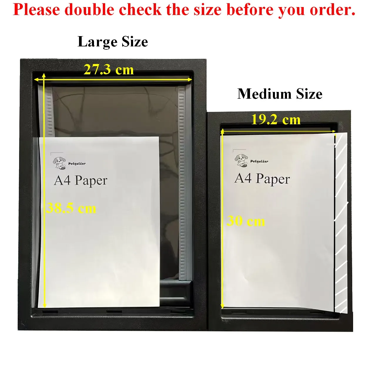 Large Big Dog Door for Wooden Doors High Quality ABS Flame PVC Enter Outer Flap Anti Raining Cover Extra Insulated Cold Weather Large Big Dog Door for Wooden Doors High Quality ABS Flame PVC Enter Outer Flap Anti Raining Cover Extra Insulated Cold Weather