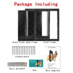 Extra Large Big Dog Door for Wooden Doors High Quality ABS Flame PVC Enter Outer Flap Anti Raining Cover Insulated Cold Weather - Image 6