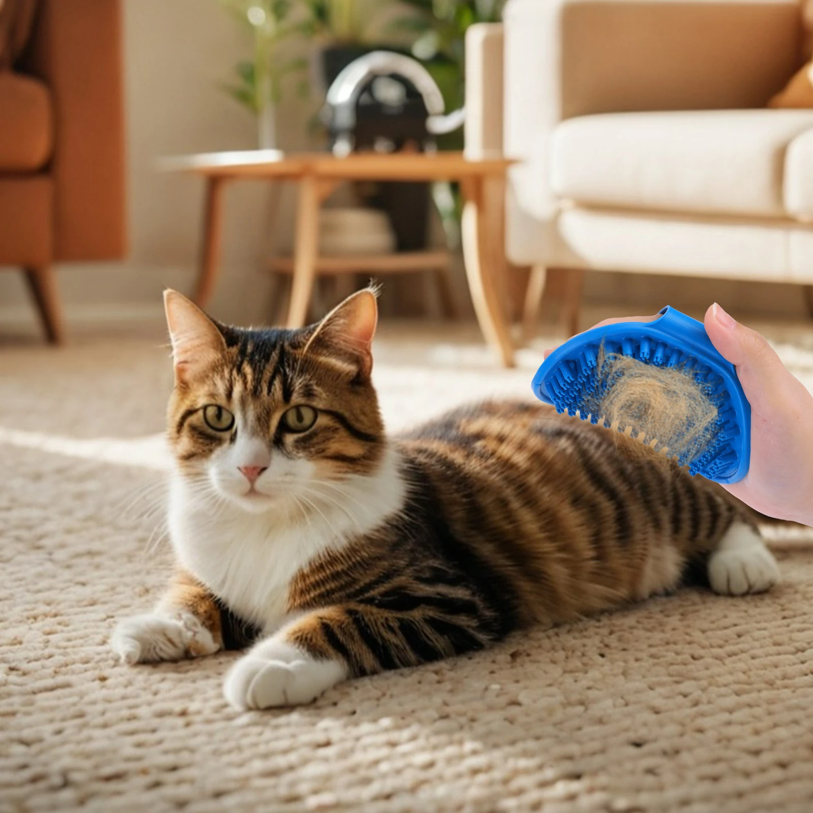 6PCS Pet Grooming Kit Silicone Dog Toothbrush Finger Dog Bath Gloves Dog Shampoo Brush Pet Grooming Gloves Dog Cat Bath Supplies