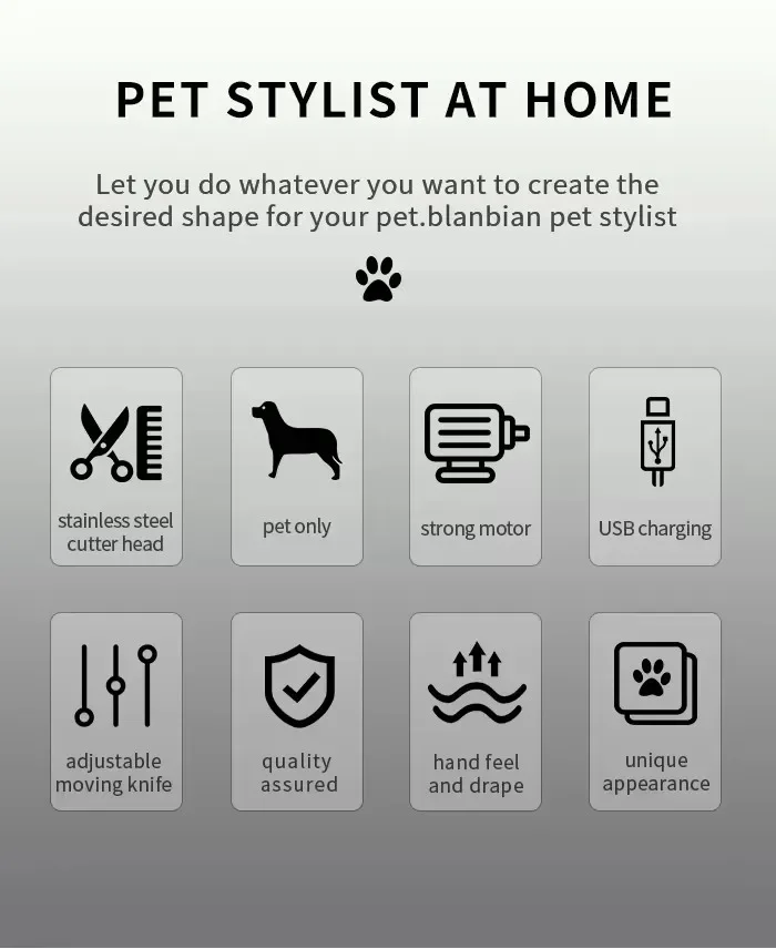 Pet Grooming Hair Clippers Rechargeable Cat Hair Trimmer for Dogs Adjustable Professional Electric Rechargeable Cat Shaver Pet Grooming Hair Clippers Rechargeable Cat Hair Trimmer for Dogs Adjustable Professional Electric Rechargeable Cat Shaver