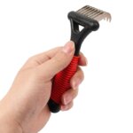 Pet Open Knot Comb Dematting Razor Rake Brush Dog Comb Grooming Tools Removes Knots Matted Fur & Tangles Gently For Dogs & Cats - Image 6