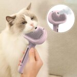 Steamy Dog Brush Electric Spray Cat Hair Brush 3 in1 Dog Steamer Brush for Massage Pet Grooming Removing Tangled and Loose Hair - Image 4