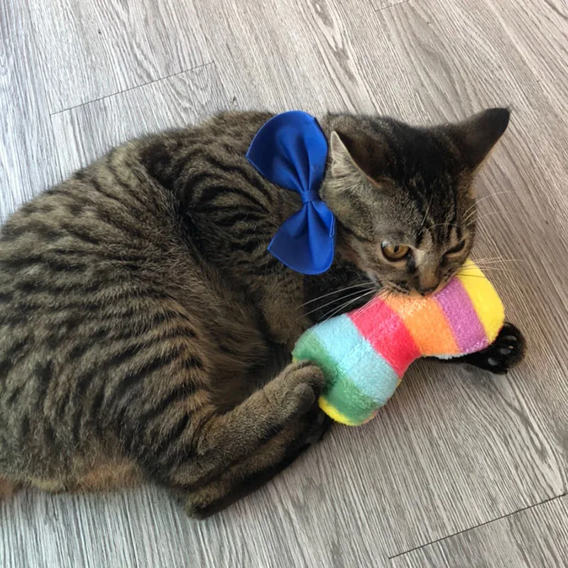 50pcs Mix Color Bow Ties Bowknot for Dogs Cat Grooming Accessories Small Animal Children Adjustable Bowtie Pet Product Wholesale