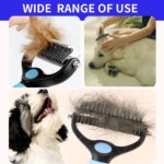 Professional Pet Deshedding Brush Dog Hair Remover Pet Fur Knot Cutter Puppy Cat Comb Brushes Dogs Grooming Shedding Supplies - Image 6