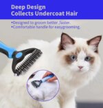 Professional Pet Deshedding Brush Dog Hair Remover Pet Fur Knot Cutter Puppy Cat Comb Brushes Dogs Grooming Shedding Supplies - Image 4