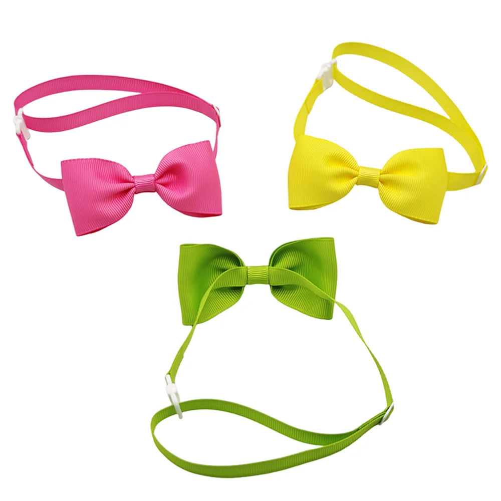 (10 pieces/lot) Fashion Bow Tie For Dogs Adjustable Neck Tie For Cat Solid Colors Puppy Grooming Accessories Pet Supplies (10 pieces/lot) Fashion Bow Tie For Dogs Adjustable Neck Tie For Cat Solid Colors Puppy Grooming Accessories Pet Supplies