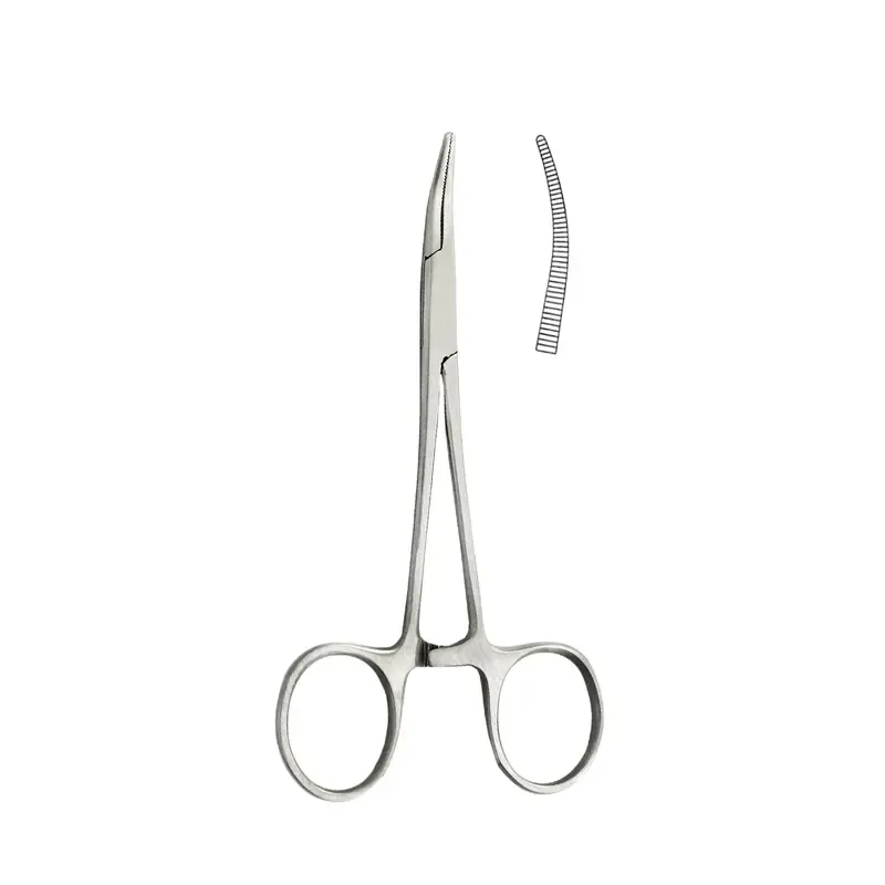 Dog Hair Tweezers Hemostat forceps stainless steel clamps color cosmetic veterinary tools for surgical wound cleaning