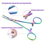 Dog Hair Tweezers Hemostat forceps stainless steel clamps color cosmetic veterinary tools for surgical wound cleaning - Image 3