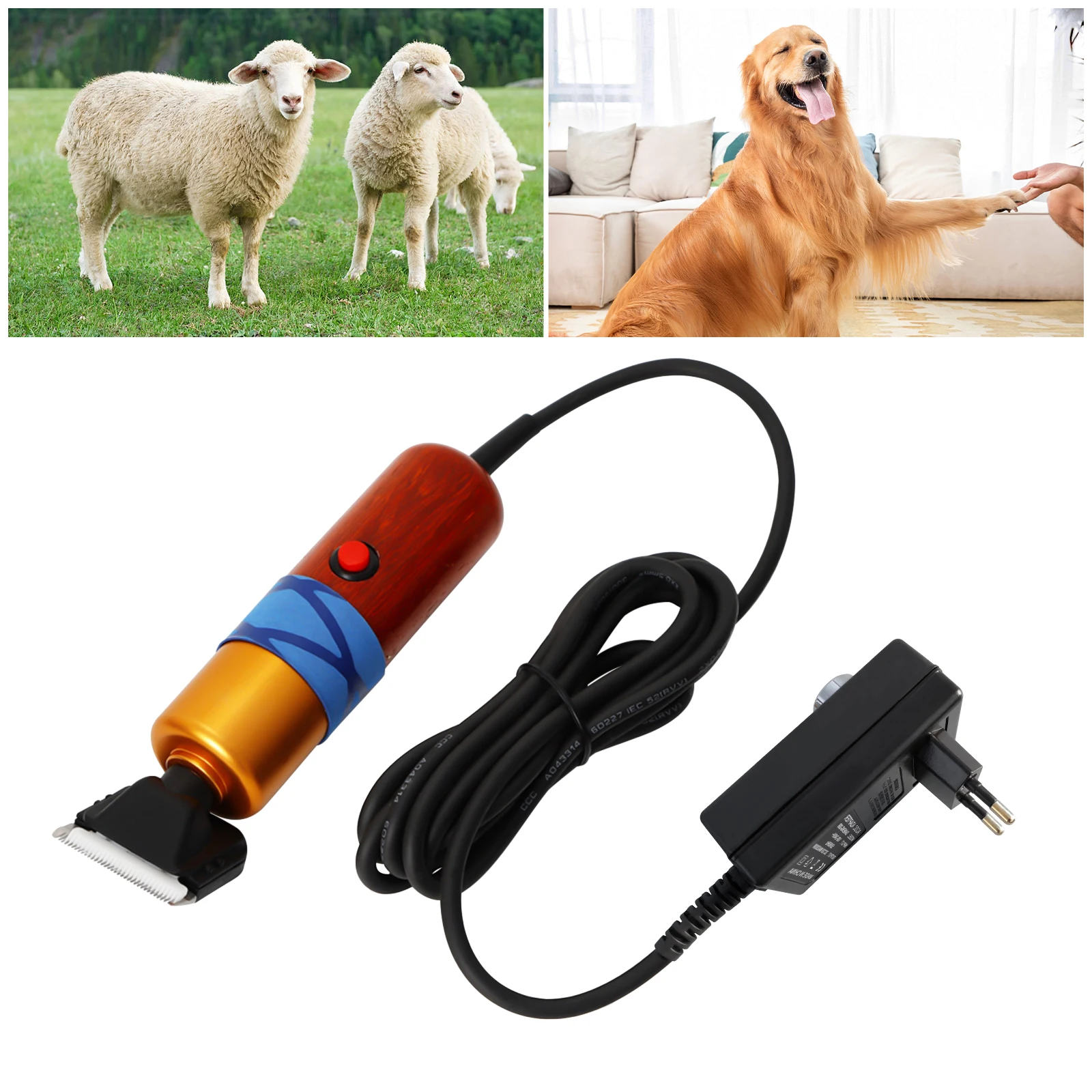 Pet Hair Clipper Low Noise High-efficiency Professional Electric Variable Speed Hair Shearing For Sheep Dogs Cats Pet Pet Hair Clipper Low Noise High-efficiency Professional Electric Variable Speed Hair Shearing For Sheep Dogs Cats Pet