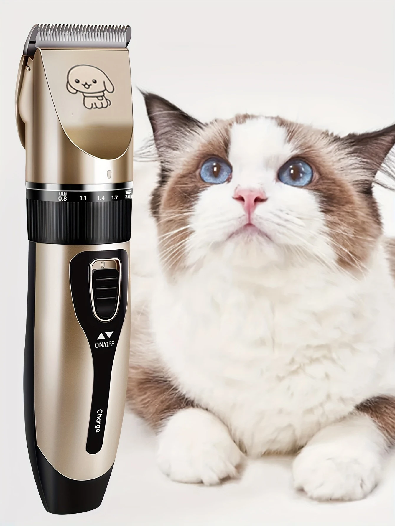 Pet Hair Trimmer Kit Electric Precision Clippers Perfect for Professional Grooming at Home, Ideal for Dogs and Cats
