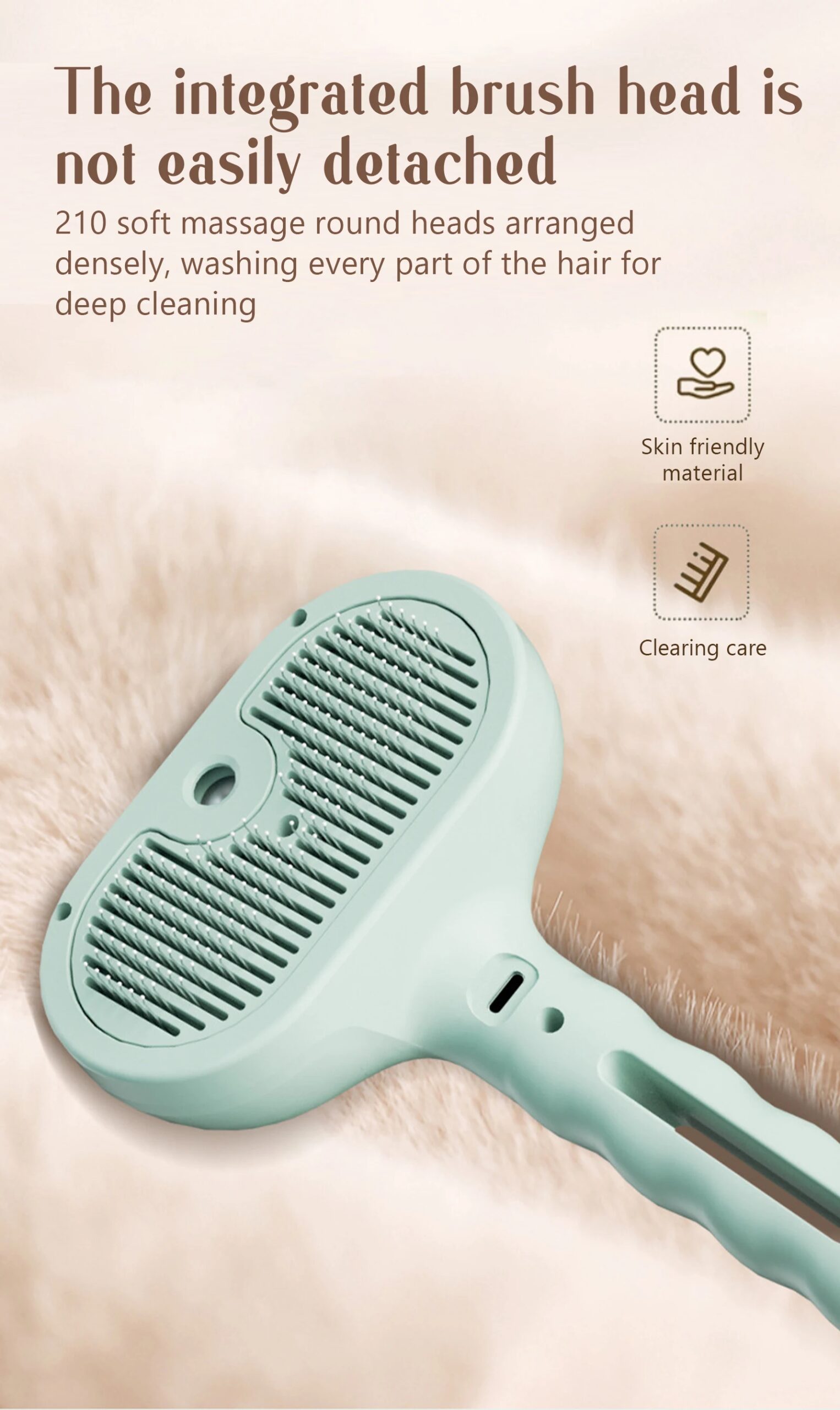 Dog Steam Comb Pet Massage Brush USB Charging Safe Round Head Soft Teeth Spray Hair Removal Comb Universal for Cats Dogs Dog Steam Comb Pet Massage Brush USB Charging Safe Round Head Soft Teeth Spray Hair Removal Comb Universal for Cats Dogs