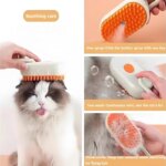 Dog Cat Steam Brush Short Hair Dog Steam Brush for A Cat Pet Comb Car Animal Hair Brush Pet Grooming GSZ06 - Image 2
