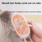 Dog Cat Steam Brush Short Hair Dog Steam Brush for A Cat Pet Comb Car Animal Hair Brush Pet Grooming GSZ06 - Image 5